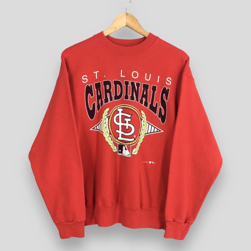 Vintage 90s St Louis Cardinals Baseball Sweatshirt Retro MLB Shirt For Men Women